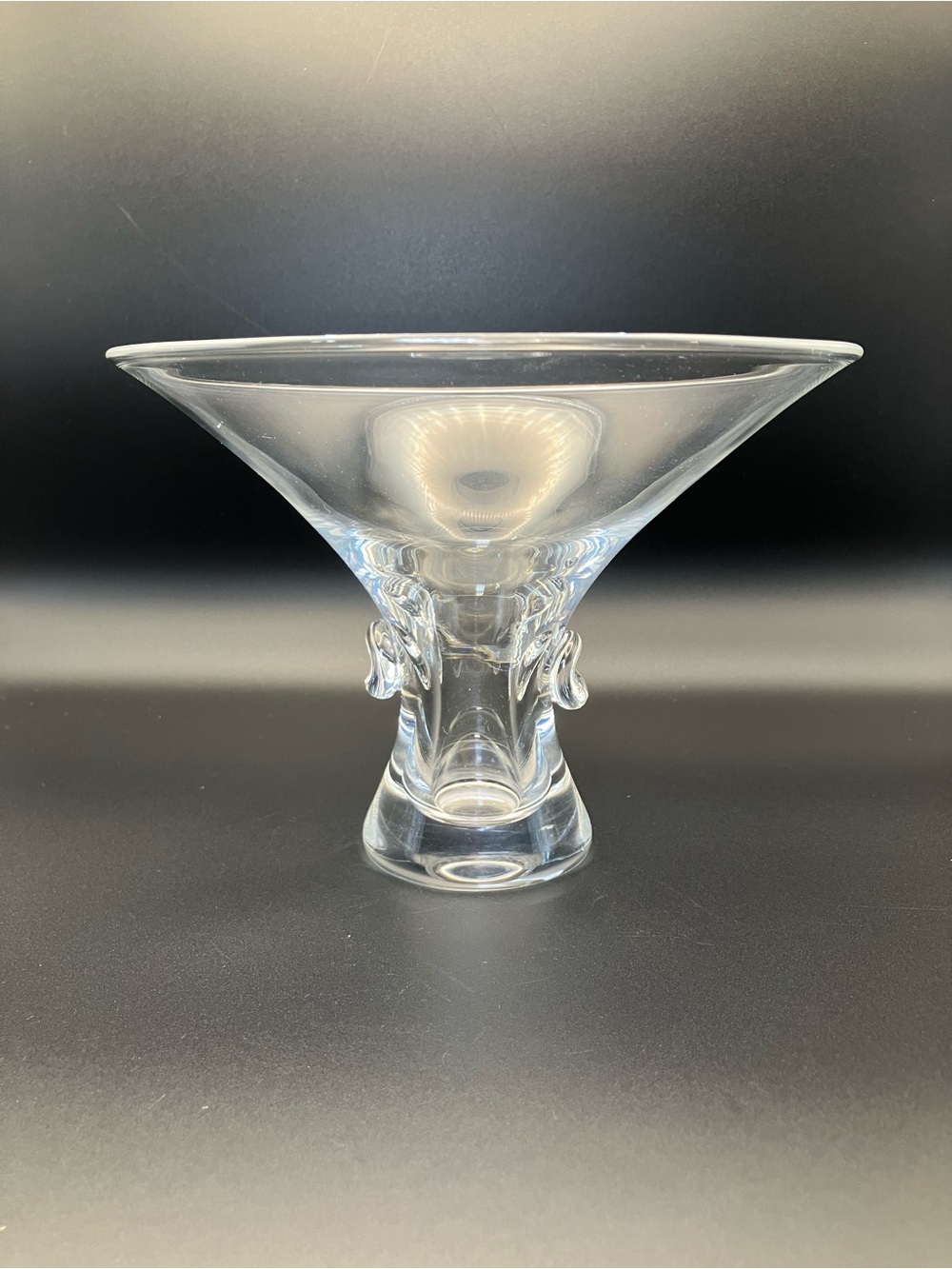 Steuben Glass Bouquet Trumpet Vase / Glass